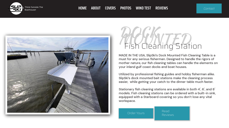 Boat Dock Fillet Tables