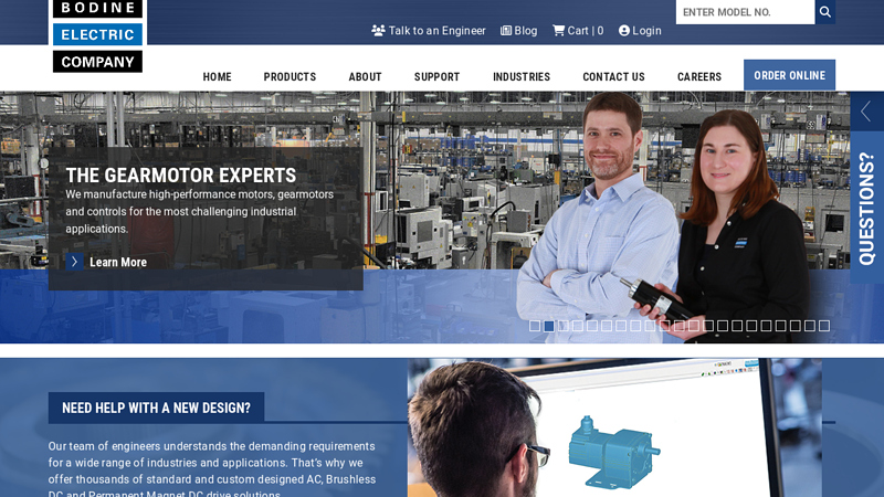 Bodine Electric Company: Gearmotors