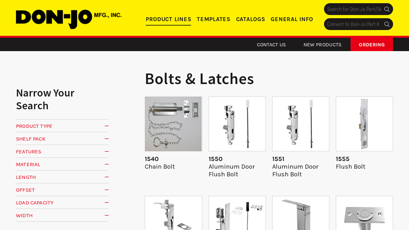Bolts & Latches Archives • Don