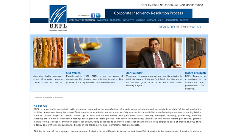 Bombay Rayon Fashions Ltd.