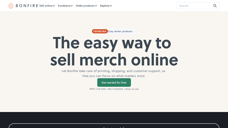 Bonfire custom t-shirts