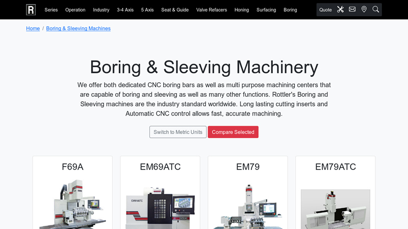 Boring & Sleeving Machinery