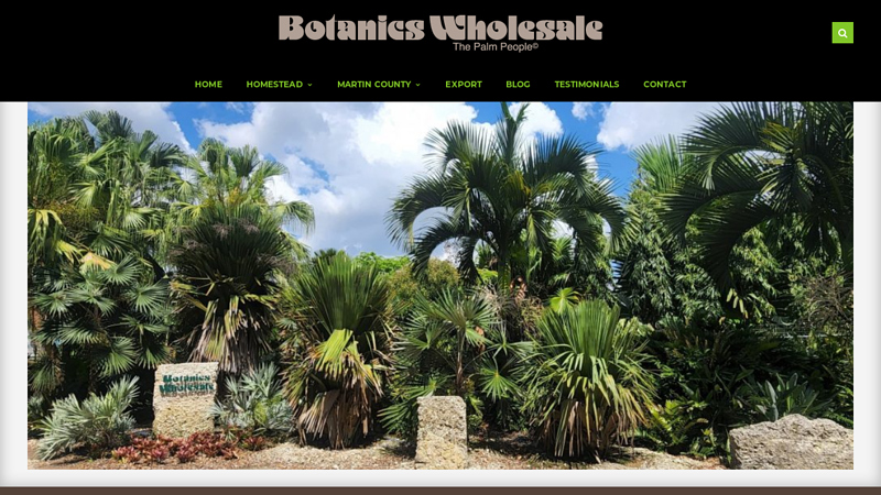 Botanics Wholesale Nursery