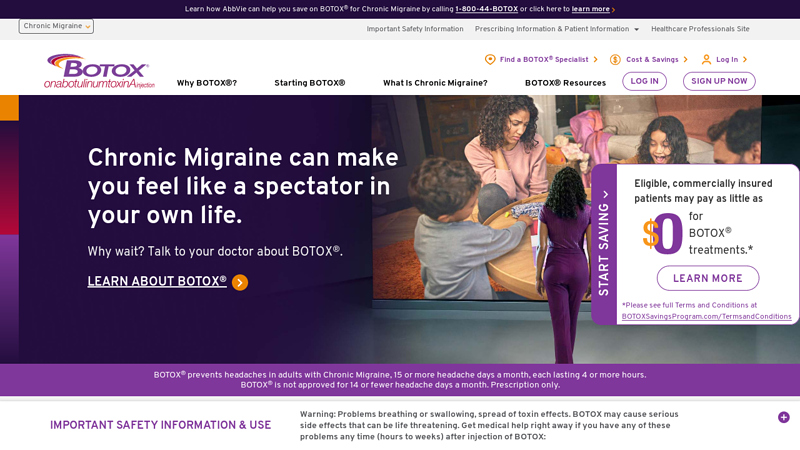 BOTOX® (onabotulinumtoxinA)