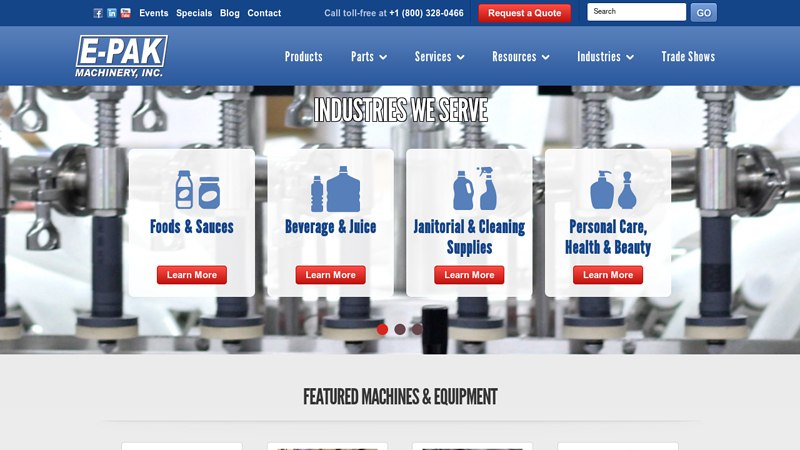 Bottling & Filling Equipment Manufacturer