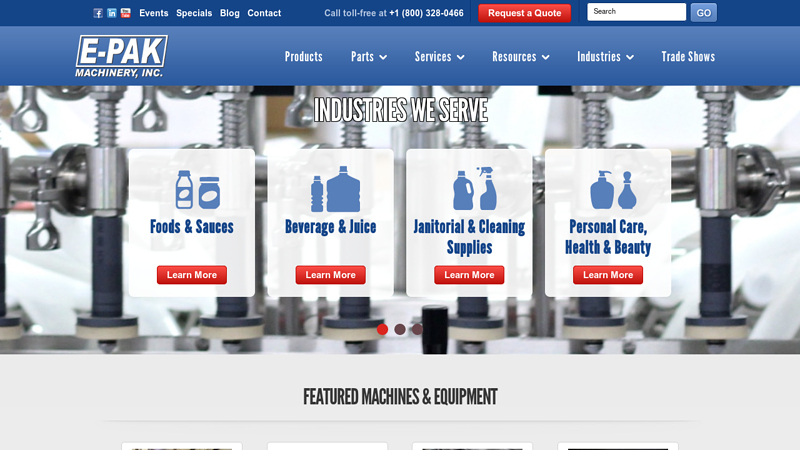 Bottling & Filling Equipment Manufacturer