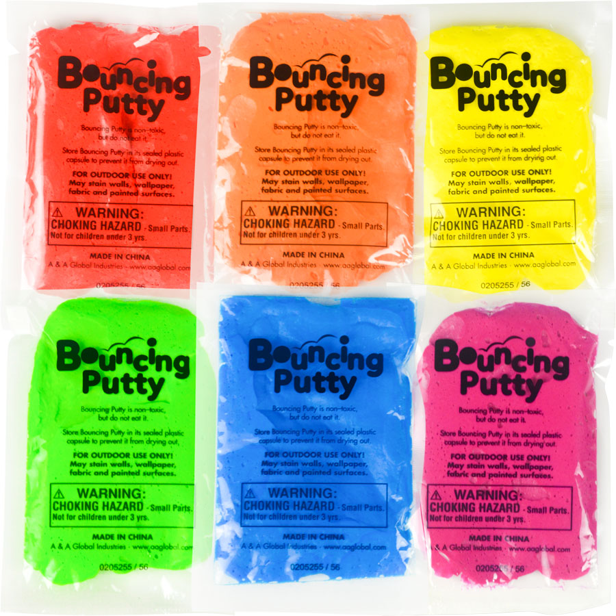 Bouncing Putty Packets Bulk Bag 100pcs
