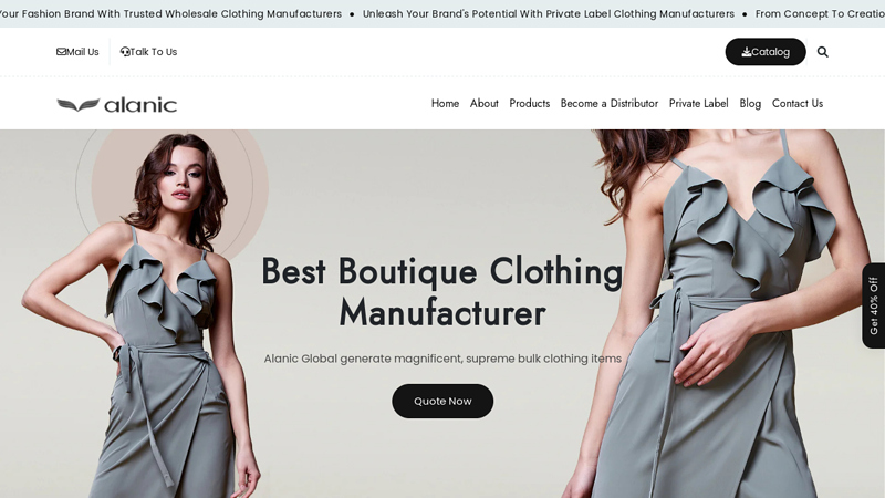 Boutique Clothing Manufacturer