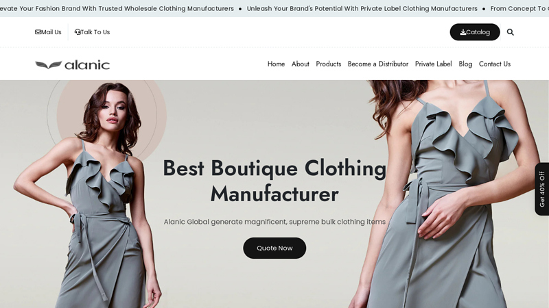 Boutique Clothing Manufacturer