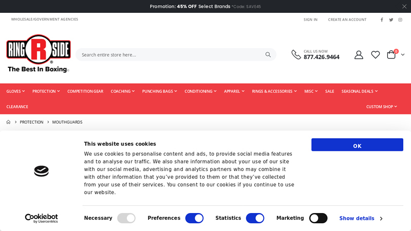 Boxing Mouthguards for Sparring and Competition