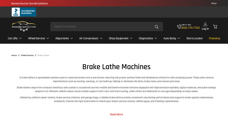 Brake Lathes