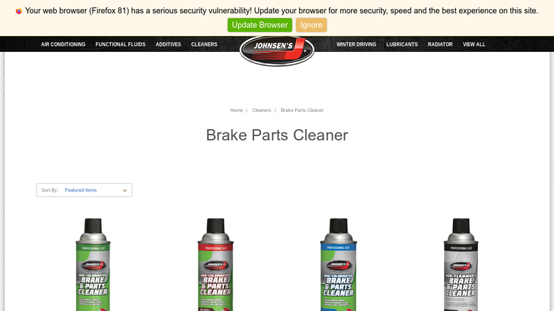 Brake Parts Cleaner