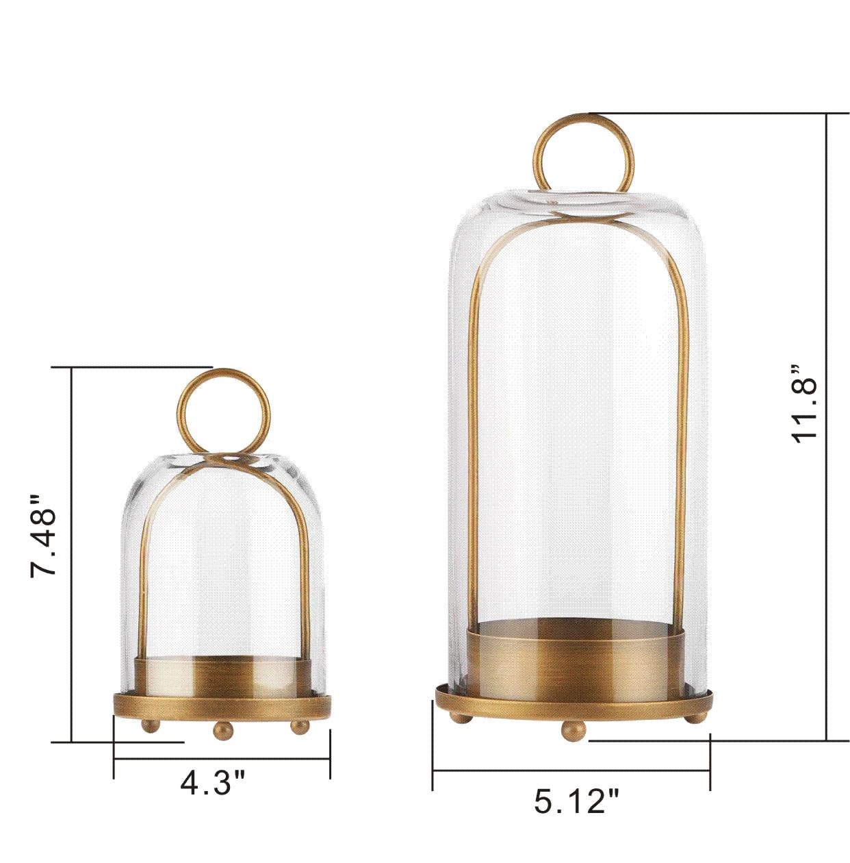 Brass & Aluminum Candle Holders