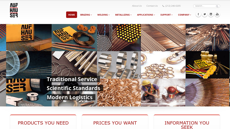 Brazing, Welding, Soldering & Metallizing Filler Metals