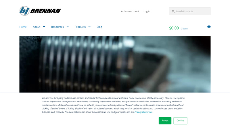 Brennan Industries' hydraulic fittings, accessories and components