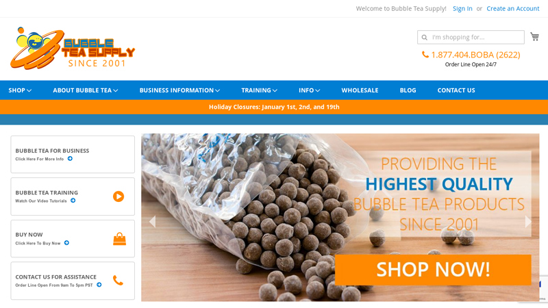 Bubble Tea Supply Wholesale