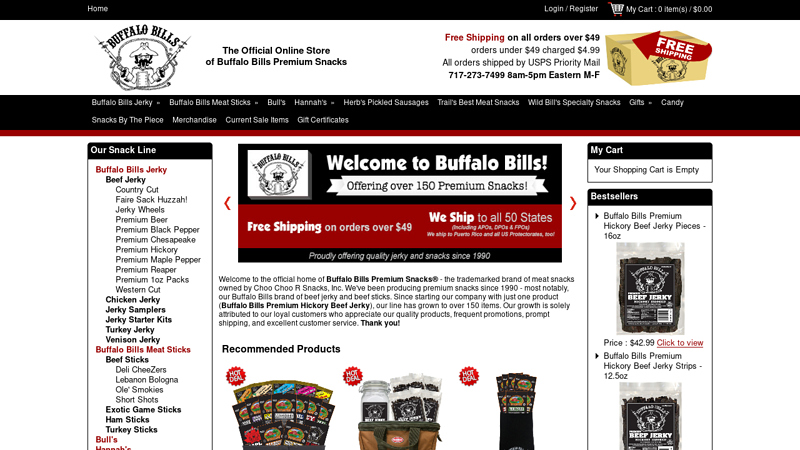 Buffalo Bills Beef Jerky