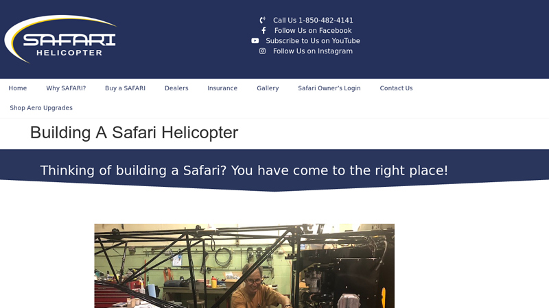 Building a Safari Ultralight Helicopter Kit