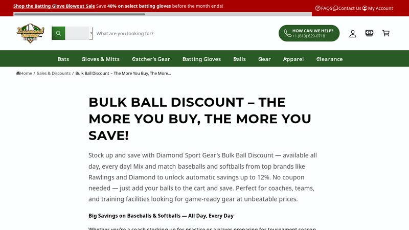 Bulk Baseballs & Softballs