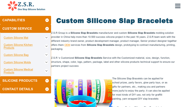 Bulk Buy Custom Silicone Slap Bracelets Wholesale