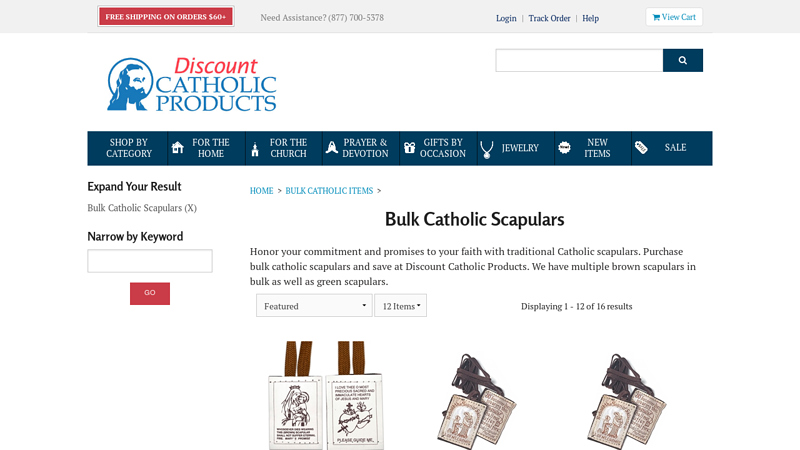 Bulk Catholic Scapulars