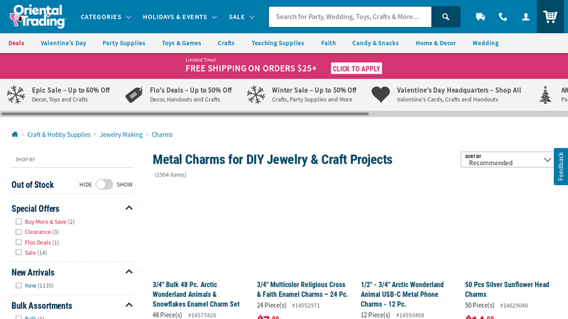 Bulk Charms for Jewelry Making & Crafts