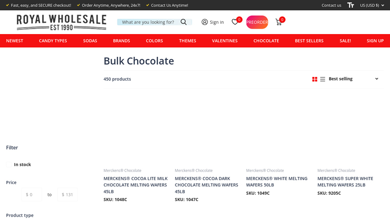 Bulk Chocolate