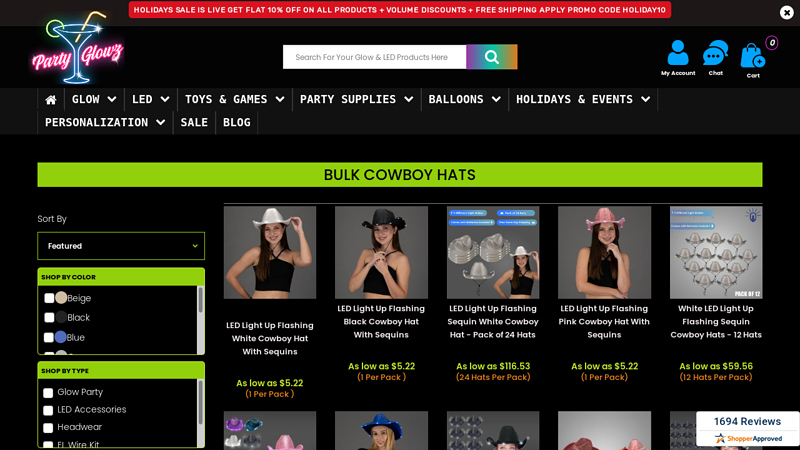 Bulk Cowboy Hats Wholesale