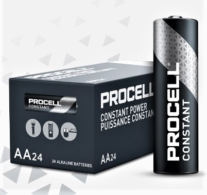Bulk Duracell Procell AA Batteries 144 PC Case
