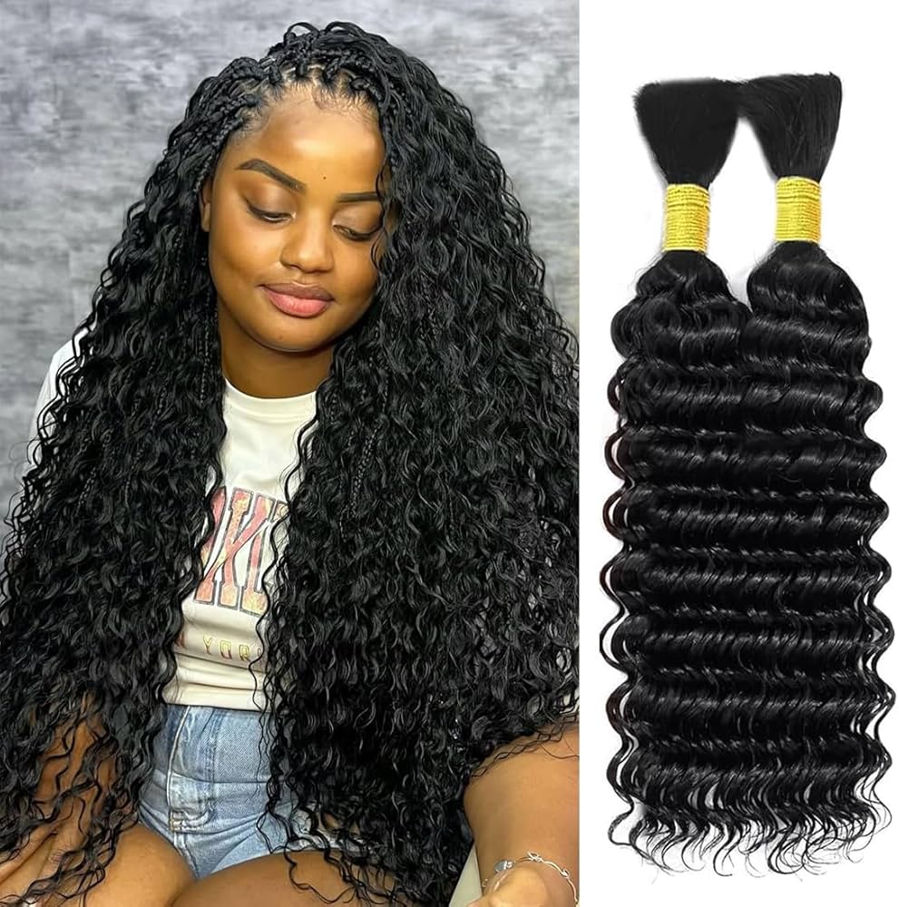 Bulk Human Braiding Hair for Boho Braids & Braided Hairstyles