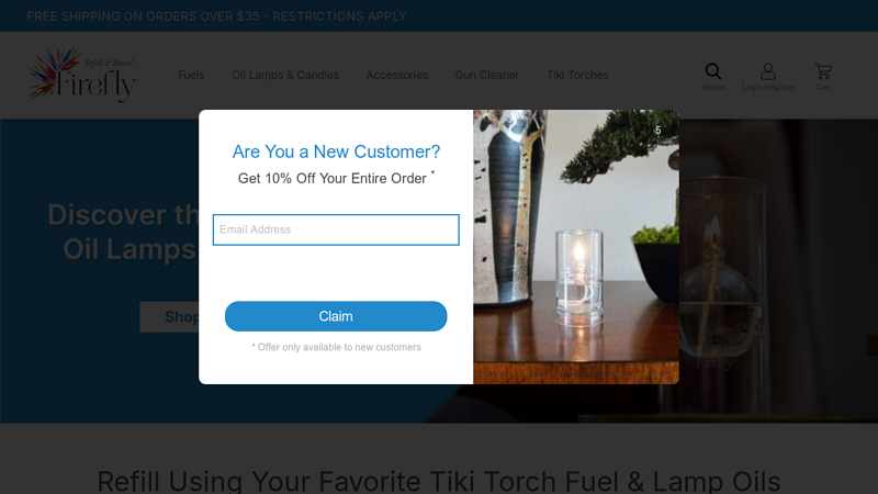 Bulk Lamp Oil, Tiki Torch Fuel, Oil Lamps and Refillable Liquid Oil ...