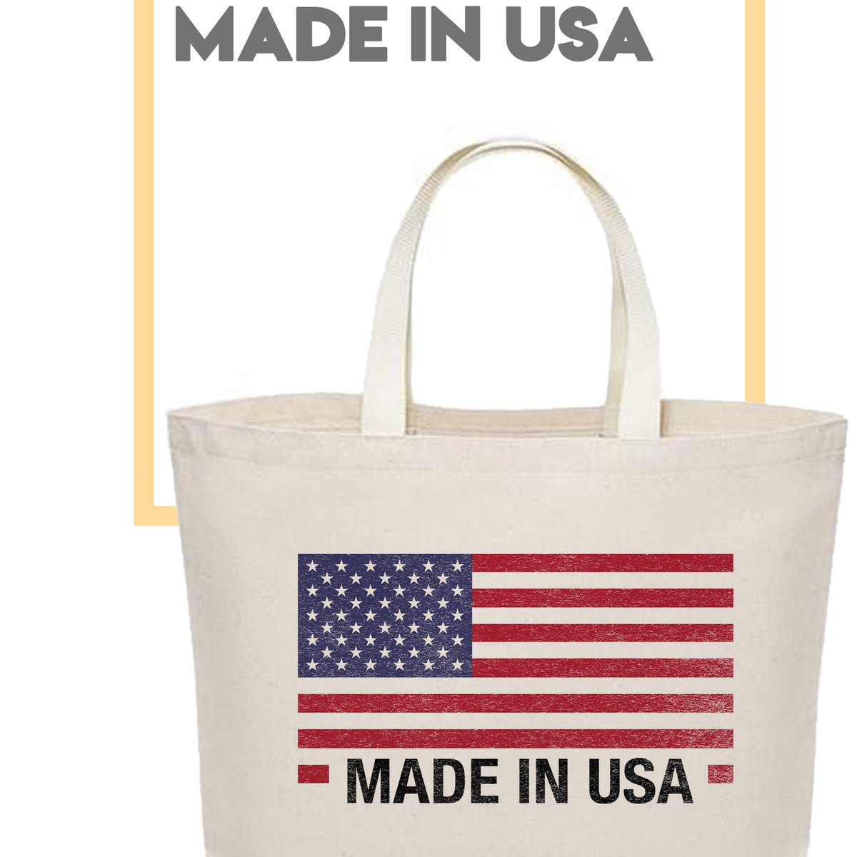 Bulk Made in USA Tote Bags