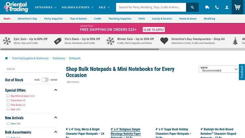 Bulk Notepads & Mini Notebooks in Bulk