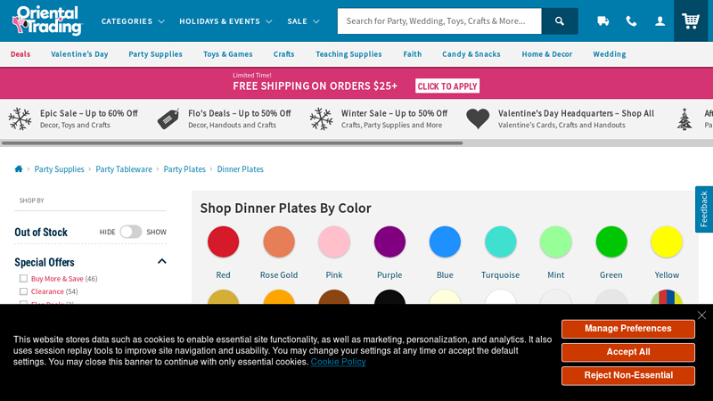 Bulk Paper Plates & Dinner Plates in Bulk