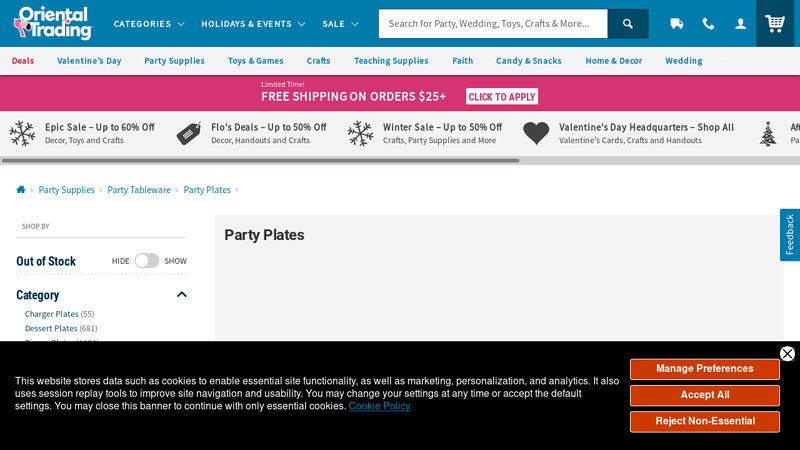 Bulk Party Plates & Paper Plates for Every Event