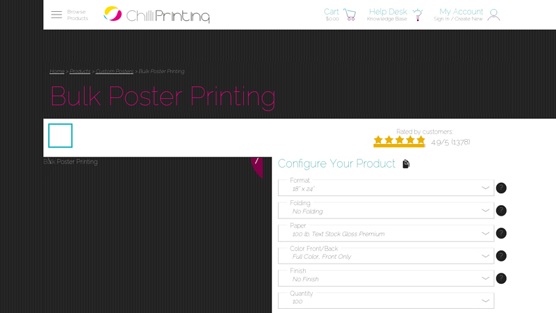 Bulk Poster Printing