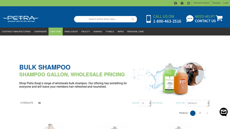 Bulk Shampoo in Gallon Jugs at Wholesale