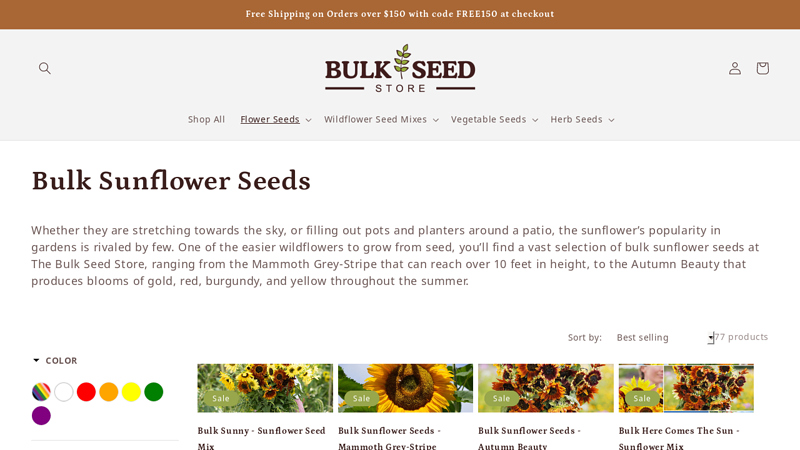 Bulk Sunflower Seeds