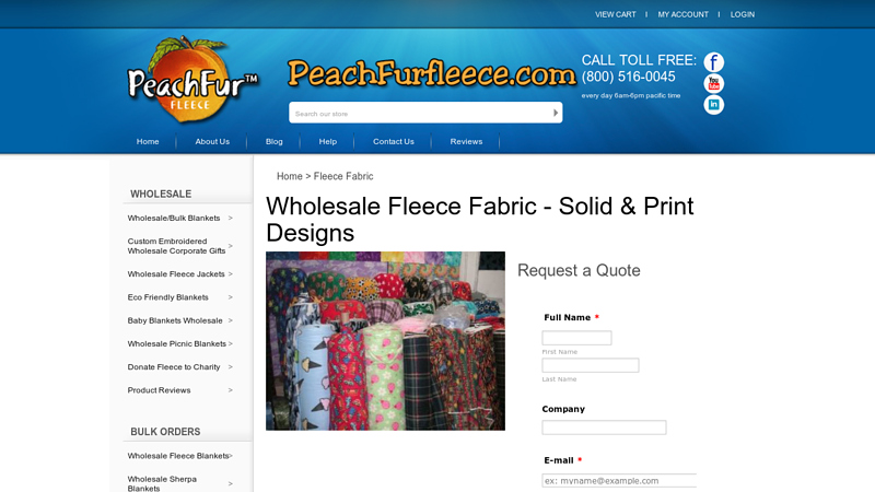Bulk, Wholesale Fleece Fabric by the Yard
