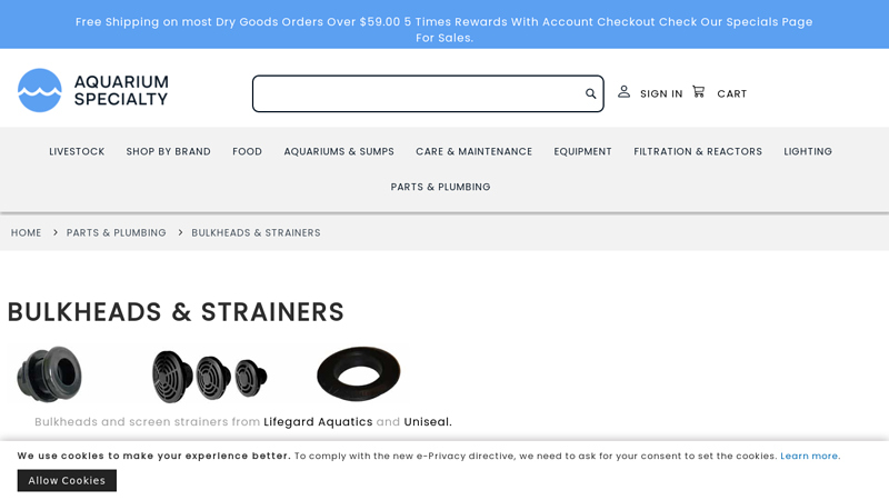 Bulkheads & Strainers
