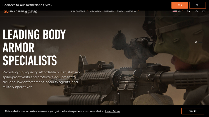 Bullet Proof Concealable Body Armor