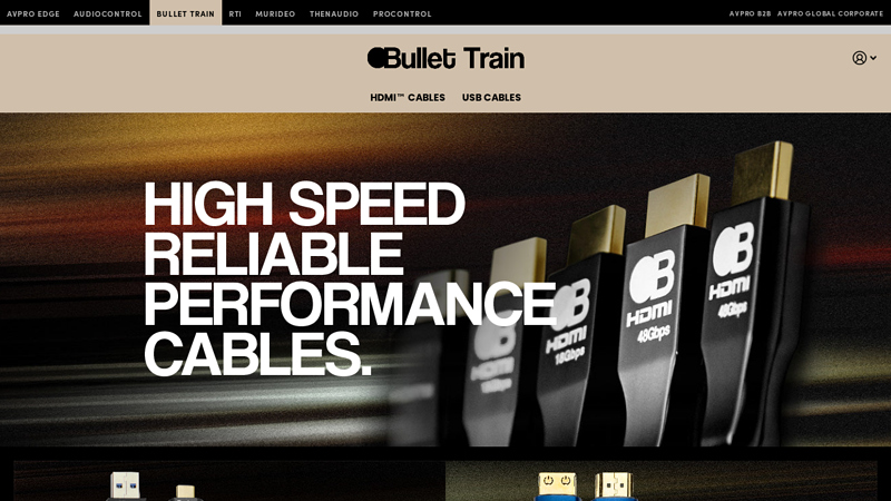 Bullet Train Cables