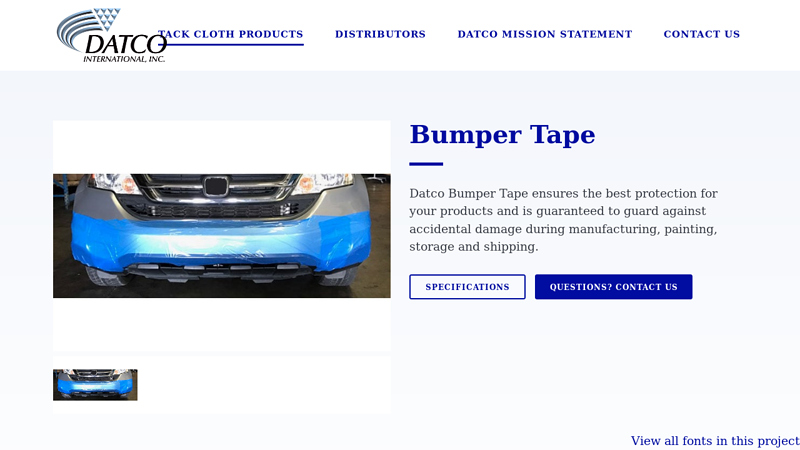 Bumper Tape