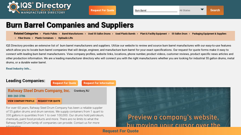 Burn Barrel Manufacturers and Suppliers