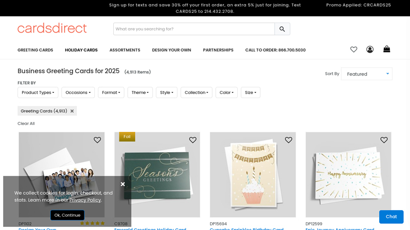 Business Greeting Cards for 2025