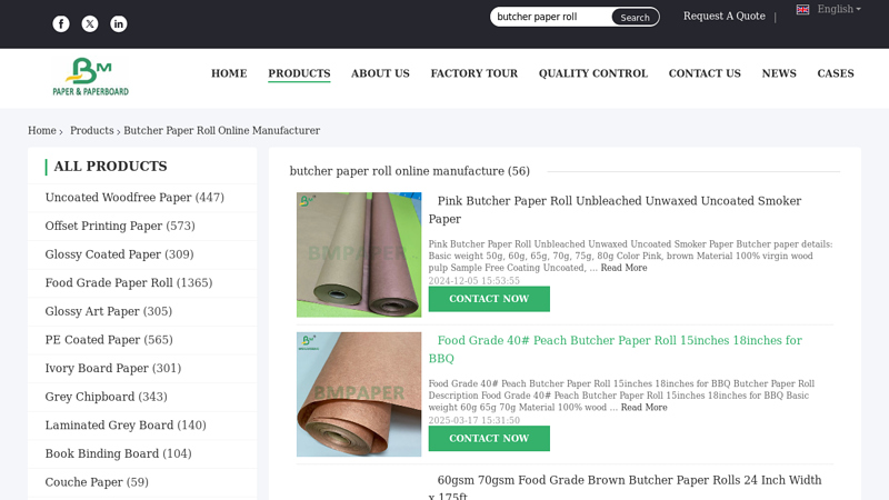 butcher paper roll online manufacture