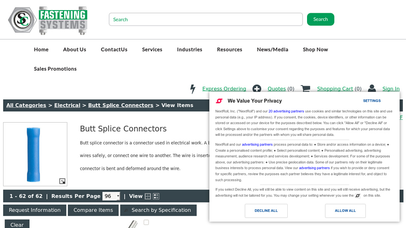 Butt Splice Connectors