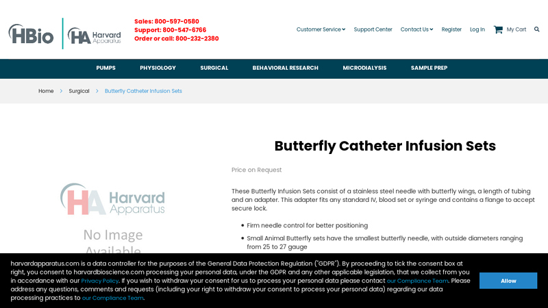 Butterfly Catheter Infusion Sets