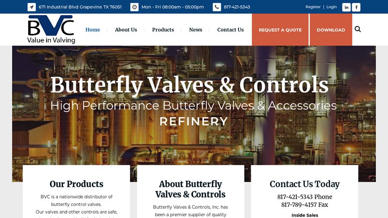 Butterfly Valves & Controls Inc.