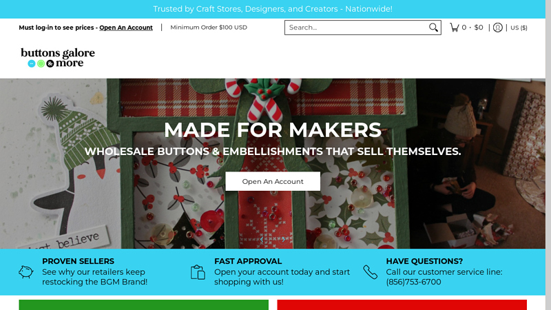 Buttons Galore Wholesale